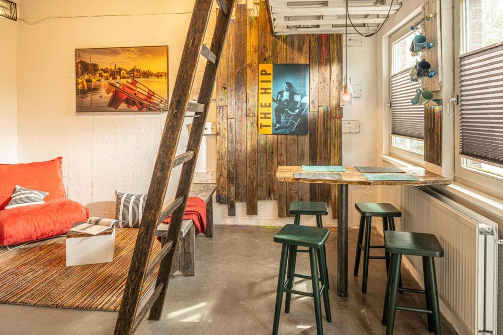 Ferienwohnung Louse Puschen Manufaktur Kiel Exterior foto