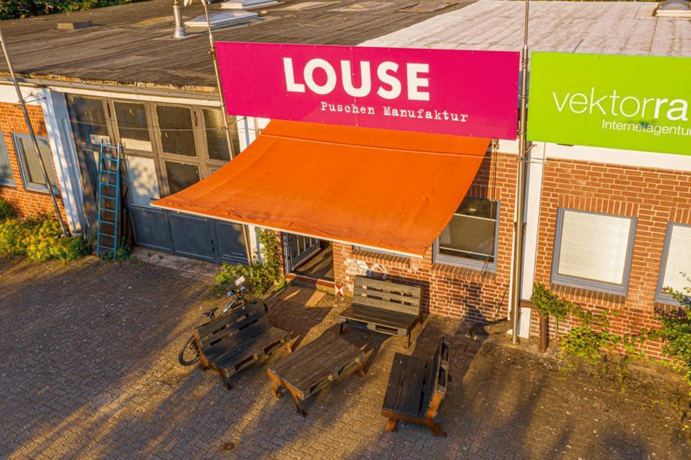 Ferienwohnung Louse Puschen Manufaktur Kiel Exterior foto