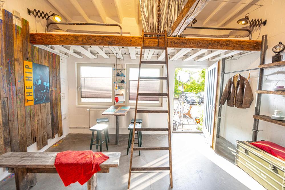 Ferienwohnung Louse Puschen Manufaktur Kiel Exterior foto